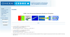 Desktop Screenshot of cedre.onera.fr
