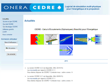 Tablet Screenshot of cedre.onera.fr