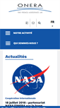 Mobile Screenshot of onera.fr